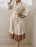 Caramel and Beige Dress