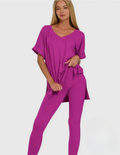 Purple Two Piece Set